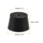 MECCANIXITY Rubber Tapered Test Tube Stoppers