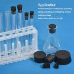 MECCANIXITY Rubber Tapered Test Tube Stoppers