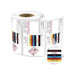 Chemical Label Stickers - 300 Pack, 2x4 Inch