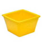 Small Yellow Ice Pan – 1L Leak-Proof Container