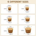 30Pack Natural Cork Stoppers for Bottles