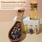 30Pack Natural Cork Stoppers for Bottles