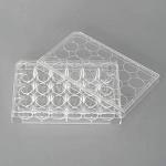 24 Well Plates with Lid, Flat Bottom (12 Pack)