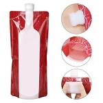 750 ml Reusable Plastic Drink Pouches - 2 Pack