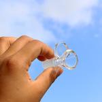 Thick Glass Funnel Set with Handle - 6 Pack
