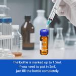 Amber Autosampler Vials 2 mL, 100 Pack