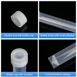 10pcs 10ml Plastic Test Tubes with Caps