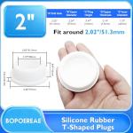 3 Pcs Silicone Rubber Plugs for Round Holes