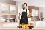 DUSKCOVE 8 Pack Colorful Bib Aprons with Pockets