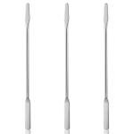 Set of 3 Small Stainless Steel Lab Spatulas