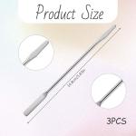 Set of 3 Small Stainless Steel Lab Spatulas