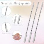 Set of 3 Small Stainless Steel Lab Spatulas