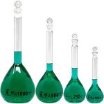 Volumetric Flask Set - 4 Sizes, Class A Glass