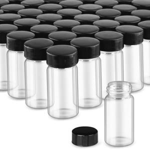 100 Pack of 20ml Leakproof Glass Vials