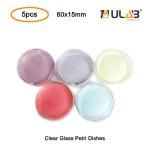 ULAB Glass Petri Dishes, 60mm, Pack of 5
