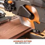Evolution R185SMS+ Sliding Miter Saw with Blade