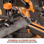Evolution R185SMS+ Sliding Miter Saw with Blade