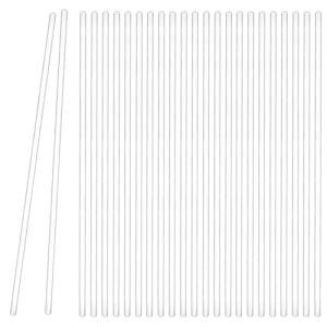 QWORK 12-Inch Borosilicate Glass Stirring Rods - 24 Pack