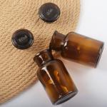 3 Pack 125ml Amber Lab Reagent Bottles