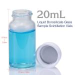 20ml Scintillation Vials with Screw Caps - 500PCS
