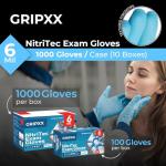 Heavy Duty Blue Nitrile Disposable Gloves - 1000 Pack