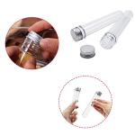 24 PCS 45 ml Clear Plastic Test Tubes with Caps