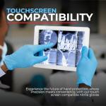 Heavy Duty Blue Nitrile Disposable Gloves - 1000 Pack