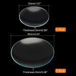 PATIKIL Watch Glass Set - 50mm & 90mm Diameter