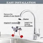 Faucet Mounted Eyewash Station with Cover - 2 Pack