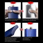 Menghao 12oz Stainless Steel Hip Flask with Funnel