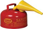 Eagle 2 Gallon Red Safety Gas Can with Funnel