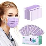 Premium 4-Ply Disposable Face Masks for Adults, 50 Pack