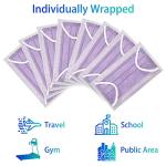 Premium 4-Ply Disposable Face Masks for Adults, 50 Pack