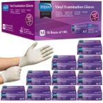 Inspire Latex-Free Vinyl Exam Gloves, 1000 Count