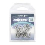 Small U-Shape Stainless Steel Thimbles, 10 Pack