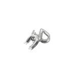 Small U-Shape Stainless Steel Thimbles, 10 Pack