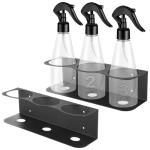 Heavy-Duty Wall-Mount Spray Bottle Holder Rack