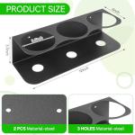 Heavy-Duty Wall-Mount Spray Bottle Holder Rack