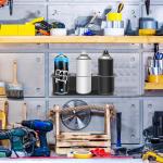 Heavy-Duty Wall-Mount Spray Bottle Holder Rack
