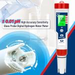 ORAPXI 4-in-1 Hydrogen Water Tester pH Meter
