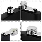 Stainless Steel Flask Set with 6 Shot Glasses