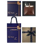 Rose Gold Stainless Steel Flask with Velvet Bag