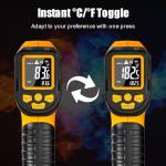 NJTY Infrared Thermometer Gun, -58°F to 1472°F