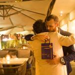 Rose Gold Stainless Steel Flask with Velvet Bag