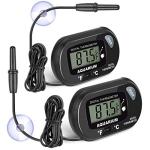 Aquarium Thermometer 2-Pack with 3.3ft Cord