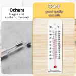 20 Pcs Mercury-Free Science Thermometers for Students