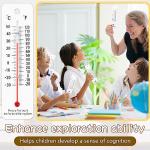 20 Pcs Mercury-Free Science Thermometers for Students
