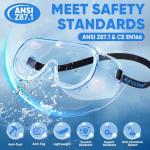 TICONN Anti-Fog Safety Goggles for Labs