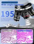 Woehrsh Dual-Stage Trinocular Microscope with USB Camera