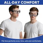 Safety Goggles Over Glasses - Anti-Fog, Impact Resistant